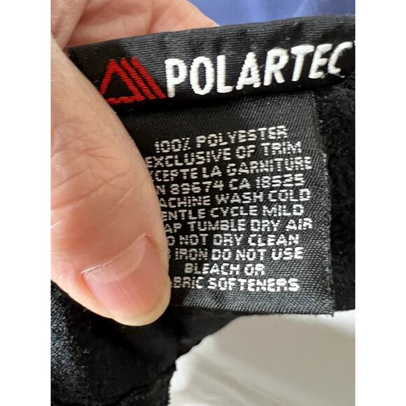 Mountain Hardware size L blue zip-up jacket zip pockets hiking outdoors camping - Picture 9 of 12